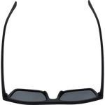 Noah Premium Polarised Rectangle Sunglasses - Black Blue